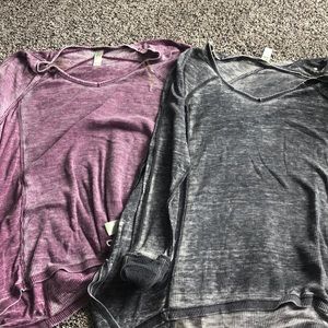 two asymmetrical tops